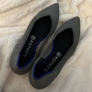 Rothy’s The Point Cloud Grey Birdseye size 9.5